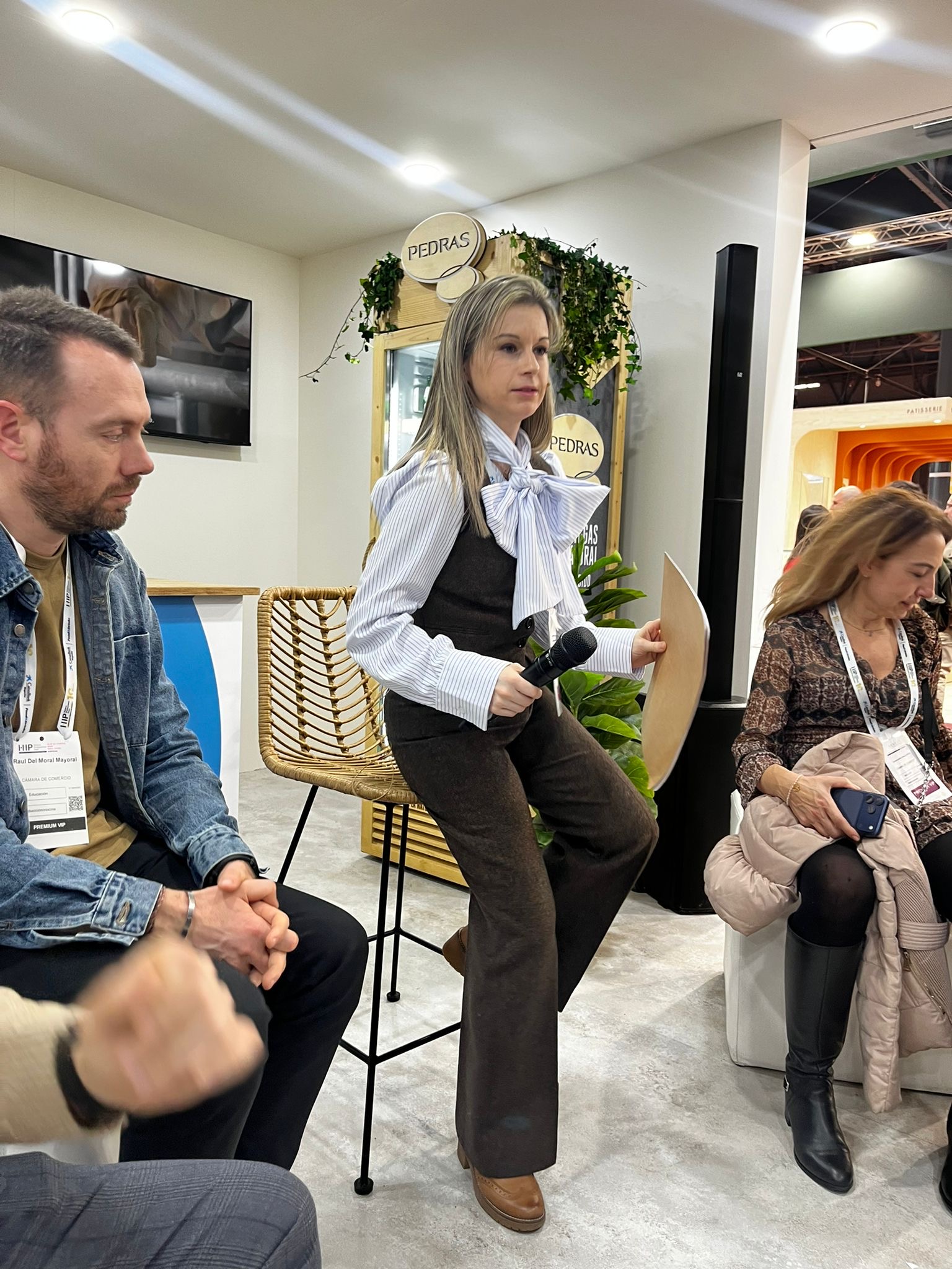 Paula Álvarez Esteban en una colaboración con Pascual Profesional